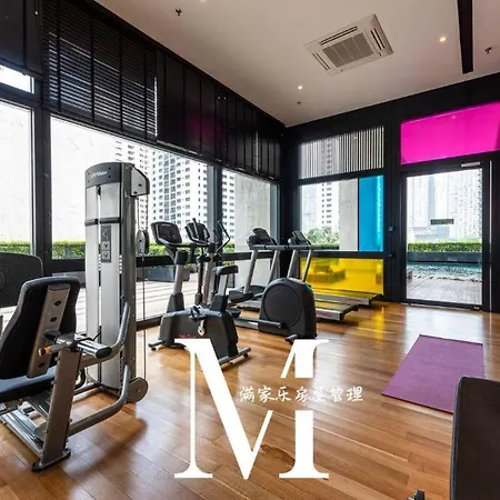 Mont Kiara Main Street Walking Distance Suwnay 163 2 Bedroom Balcony 2-4Pax